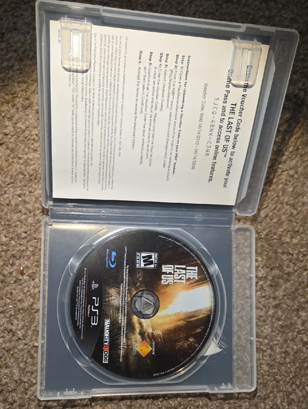 Sony PS3 The Last of Us - Used Disc In Case Playstation 3